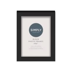 Simply Everyday 4 X 6" Block Frames 3pk - Black -Home Living Deals Store 278309 3pk simply everyday block frames 4x6 black 2