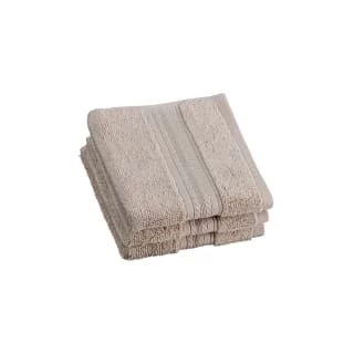 B&M Signature Zero Twist Face Cloth 3pk - Biscuit 1 B&M Signature Zero Twist Face Cloth 3pk - Biscuit
