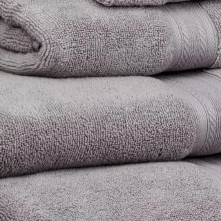 B&M Signature Zero Twist Bath Towel - Grey 4 B&M Signature Zero Twist Bath Towel - Grey - Image 4