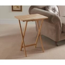 B&M Rubberwood Folding Table
