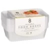 B&M Reusable Food Boxes With Lids 8pk