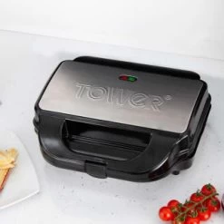 Tower 3-in-1 Deep Fill Snack Maker - Silver -Home Living Deals Store 346395 3in1 deep fill snack maker