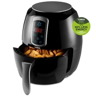 Tower Air Fryer 4L - Black & Silver 1 Tower Air Fryer 4L - Black & Silver