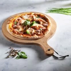B&M Wooden Pizza Board -Home Living Deals Store 346842 wooden chop and serve board