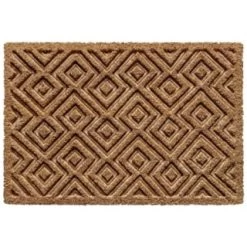 B&M Embossed Coir Doormat 40 X 60cm