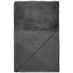 Simply Everyday Waffle Throw - Charcoal -Home Living Deals Store 348798 simply waffle throw charcoal