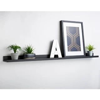 Lokken Picture Shelf 120cm - Black 1 Lokken Picture Shelf 120cm - Black