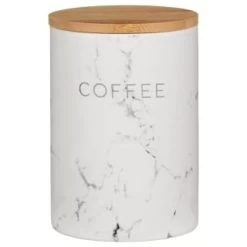 B&M Marble Effect Kitchen Canisters 3pc -Home Living Deals Store 356820 storage canisters marble effect coffee