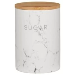 B&M Marble Effect Kitchen Canisters 3pc -Home Living Deals Store 356820 storage canisters marble effect sugar