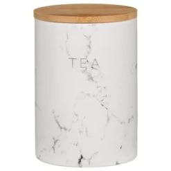 B&M Marble Effect Kitchen Canisters 3pc -Home Living Deals Store 356820 storage canisters marble effect tea