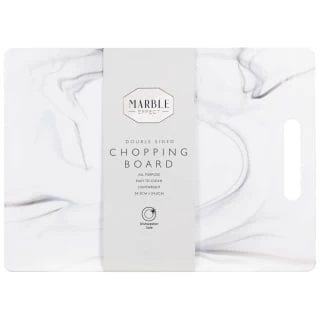 B&M Marble Effect Double Sided Chopping Board 1 B&M Marble Effect Double Sided Chopping Board