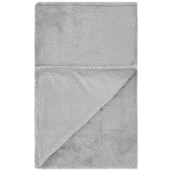 Simply Everyday Waffle Throw - Silver -Home Living Deals Store 360835 simply waffle throw grey 2