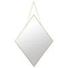B&M Diamond Hanging Mirror - Gold