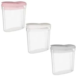 B&M Cereal Storage Container Set 2pk - Grey -Home Living Deals Store 368613 368614 368615 cereal storage set 2 pk main