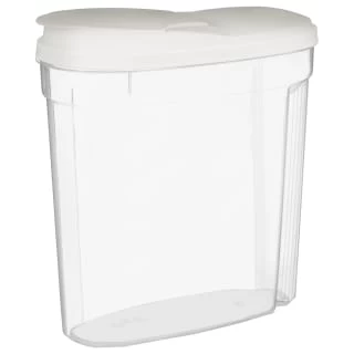 B&M Cereal Storage Container Set 2pk - White 4 B&M Cereal Storage Container Set 2pk - White - Image 4