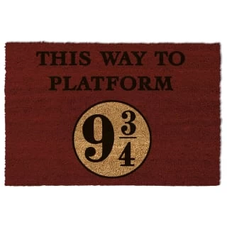 Harry Potter Doormat - This Way To Platform 1 Harry Potter Doormat - This Way To Platform