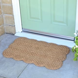 B&M Woven Coir Knot Doormat 2 B&M Woven Coir Knot Doormat - Image 2