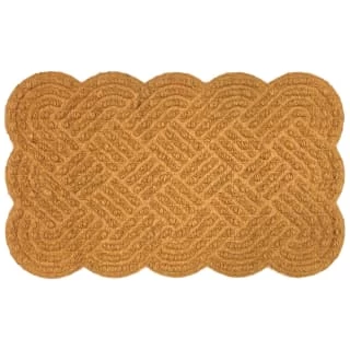 B&M Woven Coir Knot Doormat 1 B&M Woven Coir Knot Doormat