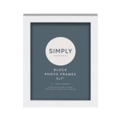 Simply Everyday 5 X 7" Block Frames 3pk - White -Home Living Deals Store 370279 3pk simply everyday block frames 5x7 white 2