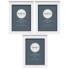 Simply Everyday 4 X 6" Block Frames 3pk - White