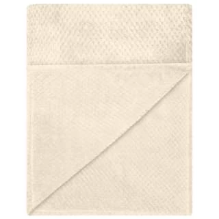 Waffle Faux Fur Throw - Cream 3 Waffle Faux Fur Throw - Cream - Image 3