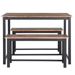 B&M Coberg Bench Dining Set 3pc -Home Living Deals Store 377371 coberg 3 piece dining set 2