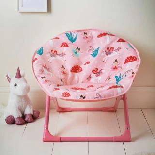B&M Foldable Fairy Unicorn Moon Chair 1 B&M Foldable Fairy Unicorn Moon Chair