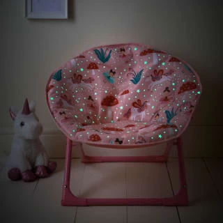 B&M Foldable Fairy Unicorn Moon Chair 2 B&M Foldable Fairy Unicorn Moon Chair - Image 2