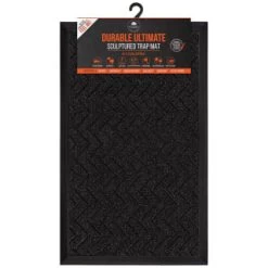 B&M Ultimate Trap Mat 45 X 75cm - Black 8 B&M Ultimate Trap Mat 45 X 75cm - Black -Home Living Deals Store 379124 durable ultimate sculpted trap mat 45x75cm black