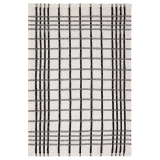 B&M Essentials Check Tea Towels - Black 5pk 2 B&M Essentials Check Tea Towels - Black 5pk - Image 2