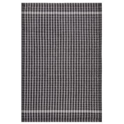 B&M Grey Check Tea Towels 3pk -Home Living Deals Store 380305 3pk check tea towels grey 4
