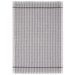 B&M Check Tea Towels - Black 3pk -Home Living Deals Store 380307 3pk check tea towels black 3