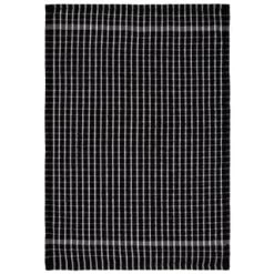 B&M Check Tea Towels - Black 3pk -Home Living Deals Store 380307 3pk check tea towels black 4