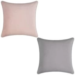 Supersoft Velvet Cushion Covers 2pk - Grey -Home Living Deals Store 380355 380356 velvet cushion covers group 2 1