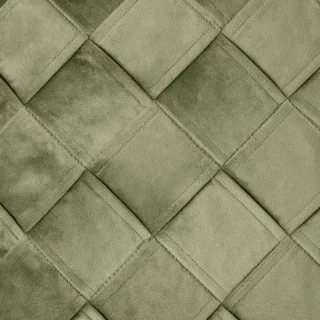 B&M Basket Weave Velvet Cushion - Sage 2 B&M Basket Weave Velvet Cushion - Sage - Image 2