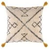 B&M Cleo Tribal Tufted Cushion With Tassels - Multi