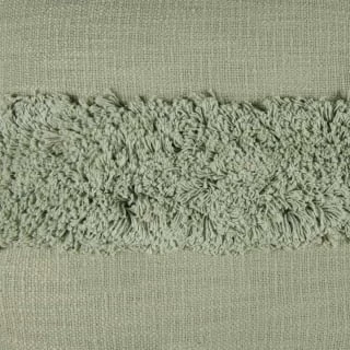 B&M Indigo Tufted Stripe Cushion With Tassels - Sage 2 B&M Indigo Tufted Stripe Cushion With Tassels - Sage - Image 2