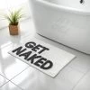 Get Naked Tufted Bath Mat - White
