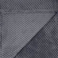 B&M Waffle Throw - Dark Slate 6 B&M Waffle Throw - Dark Slate -Home Living Deals Store 383152 supersoft waffle throw dark slate 4