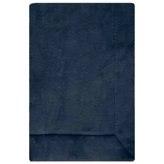Heritage Collection Aspen Faux Fur Throw - Navy 2 Heritage Collection Aspen Faux Fur Throw - Navy - Image 2