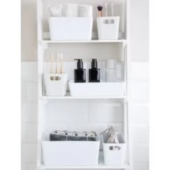 Soho Storage Tub 10 X 10 X 10cm - White 5 Soho Storage Tub 10 X 10 X 10cm - White -Home Living Deals Store 384323 384402 384407 384416 soho box white group1