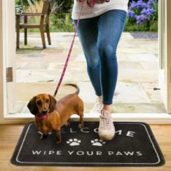 B&M Washable Pet Doormat - Wipe Your Paws -Home Living Deals Store 385004 pet washable doormat 4