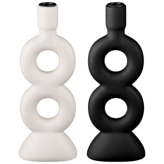B&M Dinner Candle Holder - Black 2 B&M Dinner Candle Holder - Black - Image 2