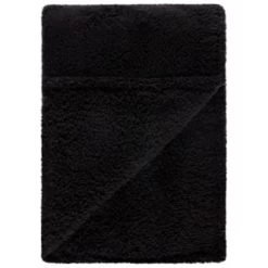 Simply Everyday Teddy Rolled Throw - Black 9 Simply Everyday Teddy Rolled Throw - Black -Home Living Deals Store 388692 simply teddy rolled throw black 2