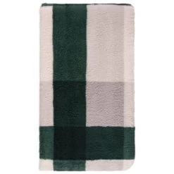 B&M Highland Green Check Sherpa Doublesided Throw 6 B&M Highland Green Check Sherpa Doublesided Throw -Home Living Deals Store 388770 highland green check sherpa throw 2