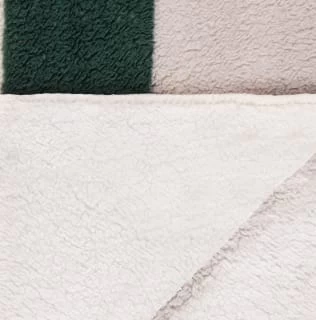 B&M Highland Green Check Sherpa Doublesided Throw 4 B&M Highland Green Check Sherpa Doublesided Throw - Image 4