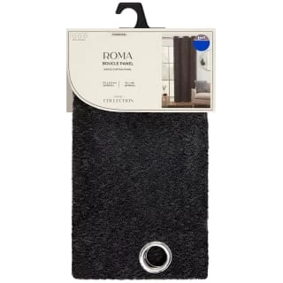 B&M Roma Boucle Panel 54 X 86" - Charcoal 1 B&M Roma Boucle Panel 54 X 86" - Charcoal