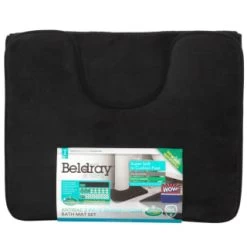 B&M Bath Mat Set - Black