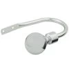 B&M Shiny Nickle Silver Orb Curtain Hold Backs 2pk