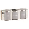 Simply Everyday Set Of Storage Jars 3pk